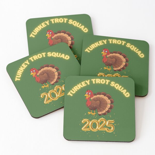 Item preview, Turkey Trot Squad 2025 designed and sold by Tom-Apex-Art.