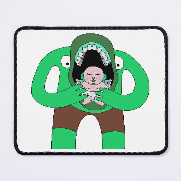 Item preview, Mr. Frog Eating a Baby - Smiling Friends Pixel Art designed and sold by MaddieMade.