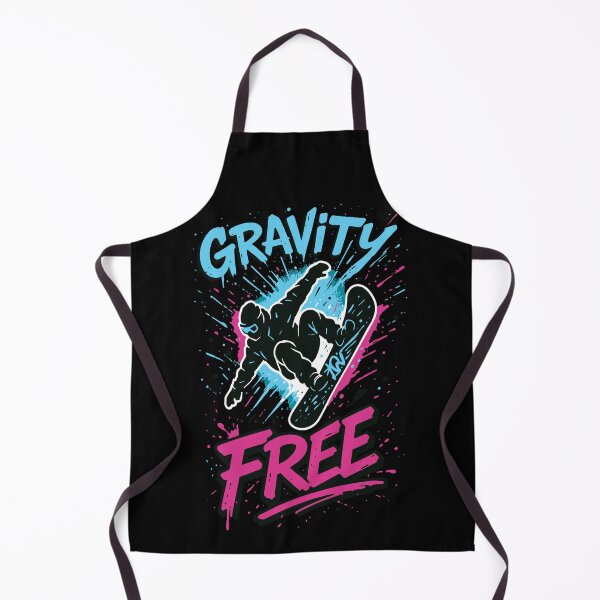 Item preview, Gravity Free – Neon Snowboarder Extreme Sports designed and sold by SnappyPNG.