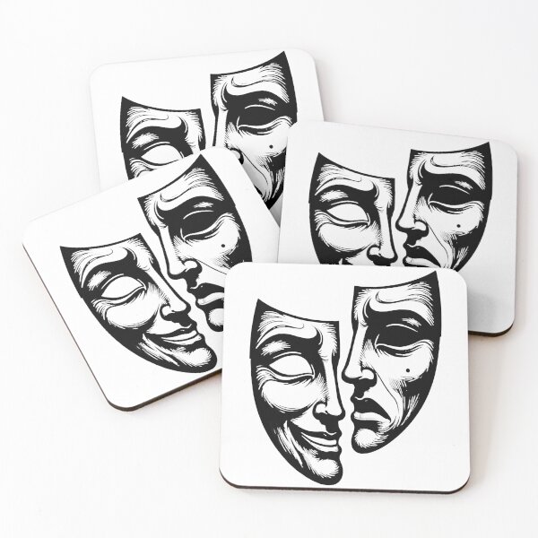 Item preview, Masks of emotions – Joy and Sadness designed and sold by DariusZD.