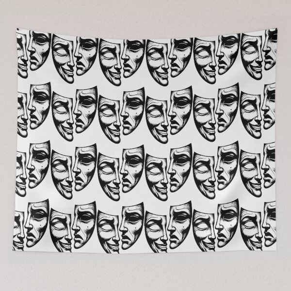 Item preview, Masks of emotions – Joy and Sadness designed and sold by DariusZD.