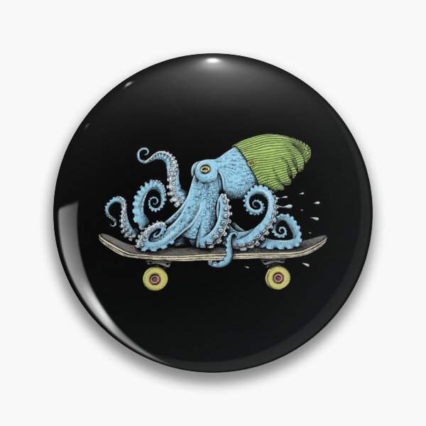 Item preview, Skate Octopus Retro Street Creature Vibe designed and sold by Oniyasha.