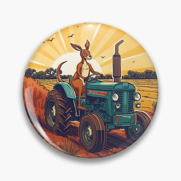 Artikelvorschau, Aussie Roo on Duty Tractor Run entworfen und verkauft von HOUSE OF TIST.