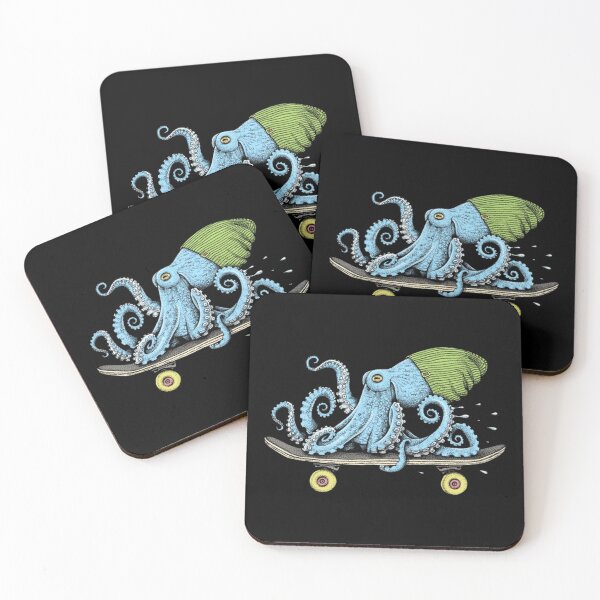 Item preview, Skate Octopus Retro Street Creature Vibe designed and sold by Oniyasha.