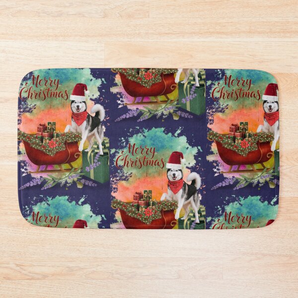 Item preview, Santa Dog Sleigh Ride designed and sold by tinkeybabes.