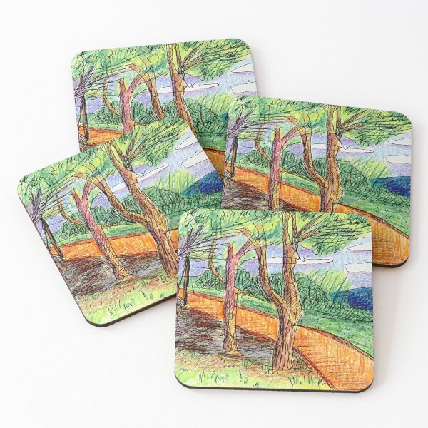 Item preview, dense garden of pine trees designed and sold by Tereza Pilar  Art.