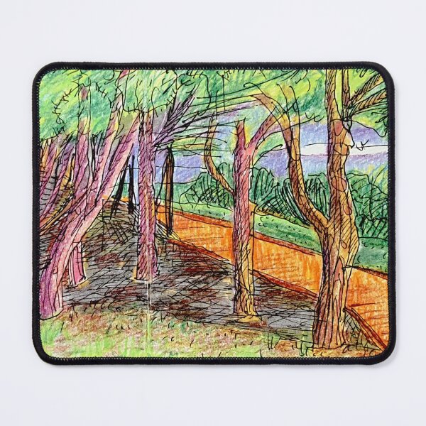 Item preview, dense garden of pine trees designed and sold by Tereza Pilar Art.