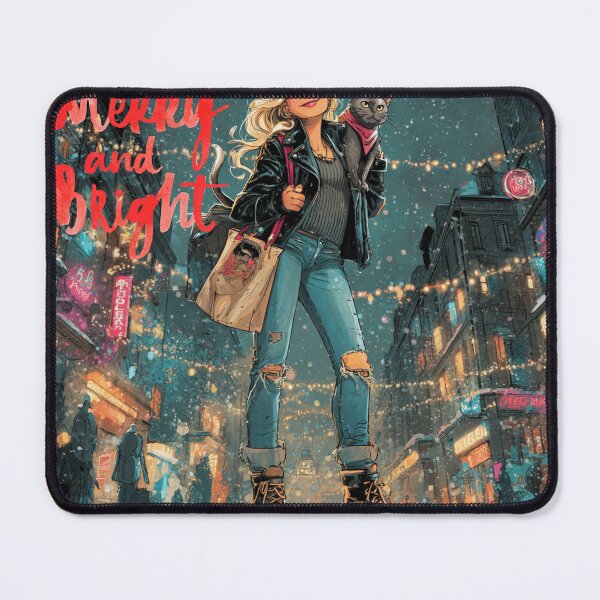 Item preview, Merry and Bright designed and sold by Furbabies Art.