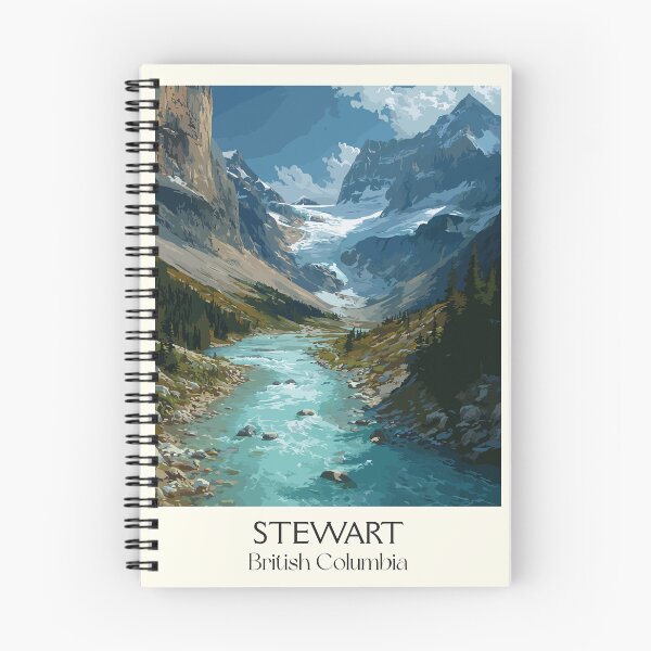 Item preview, Stewart British Columbia | Misty Glacial Valley Art Print designed and sold by TuncGK.