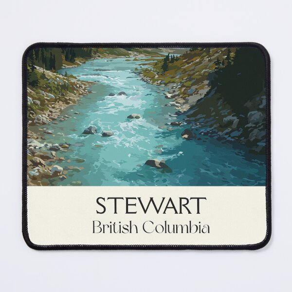 Item preview, Stewart British Columbia | Misty Glacial Valley Art Print designed and sold by TuncGK.