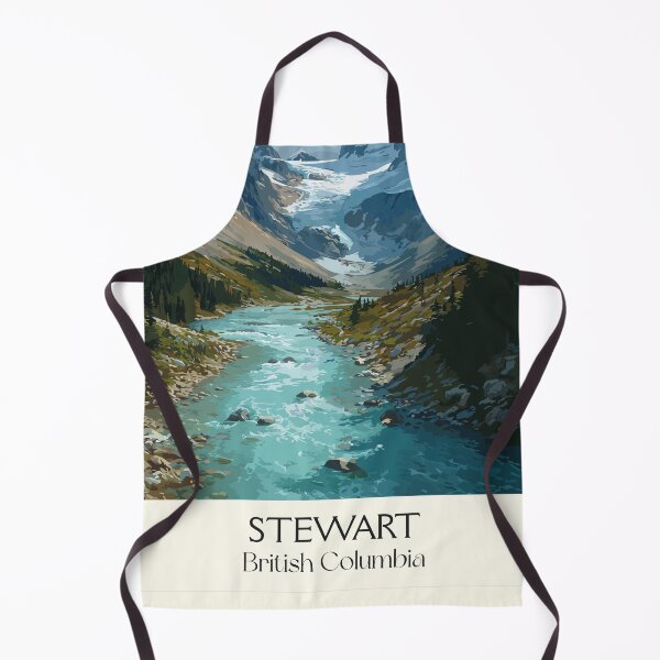 Item preview, Stewart British Columbia | Misty Glacial Valley Art Print designed and sold by TuncGK.