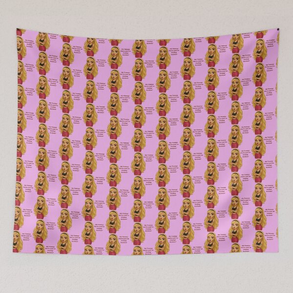 Item preview, Funny Bratz Style Quote – “My Tummy Hurts and I’m Feeling Anxious” designed and sold by KimmiesColors.