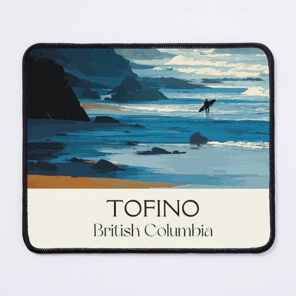 Item preview, Tofino British Columbia | West Coast Surf Town Art Print designed and sold by TuncGK.