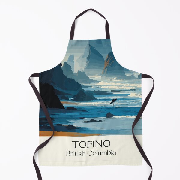 Item preview, Tofino British Columbia | West Coast Surf Town Art Print designed and sold by TuncGK.
