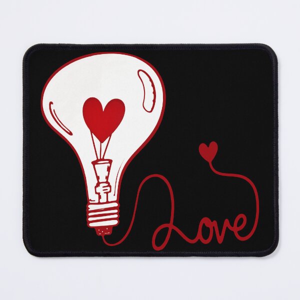 Item preview, Valentine's Day Light Bulb with LOVE Lettering designed and sold by DariusZD.
