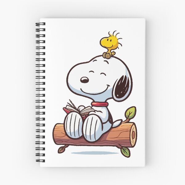 Item preview, Snoopy Reading with Bird designed and sold by ruthwtp.