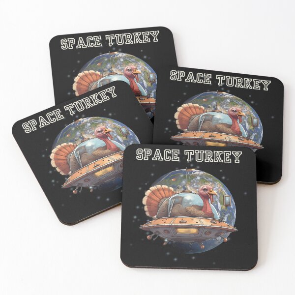Item preview, Alien Turkey Ufo Selfie - Space Turkey Design designed and sold by PROPera-design.