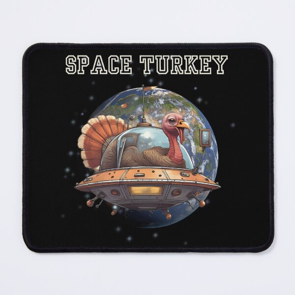 Item preview, Selfie de OVNI con pavo extraterrestre - Diseño de pavo espacial designed and sold by PROPera-design.