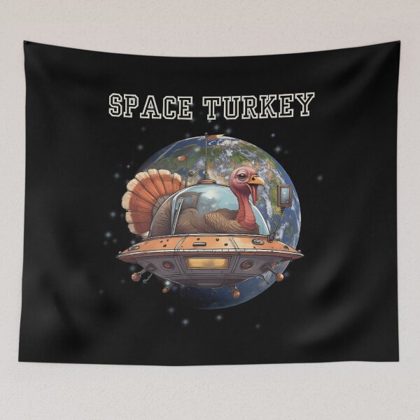 Item preview, Alien Turkey Ufo Selfie - Space Turkey Design designed and sold by PROPera-design.