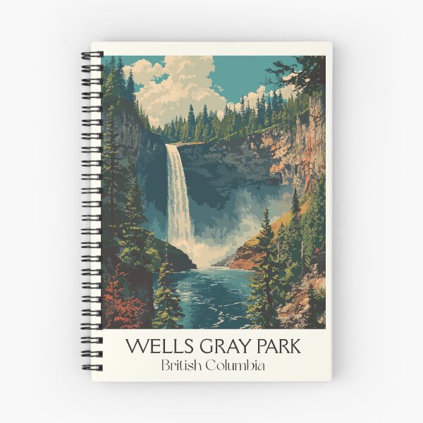 Item preview, Wells Gray Provincial Park | "Canada's Waterfall Park" Art designed and sold by TuncGK.