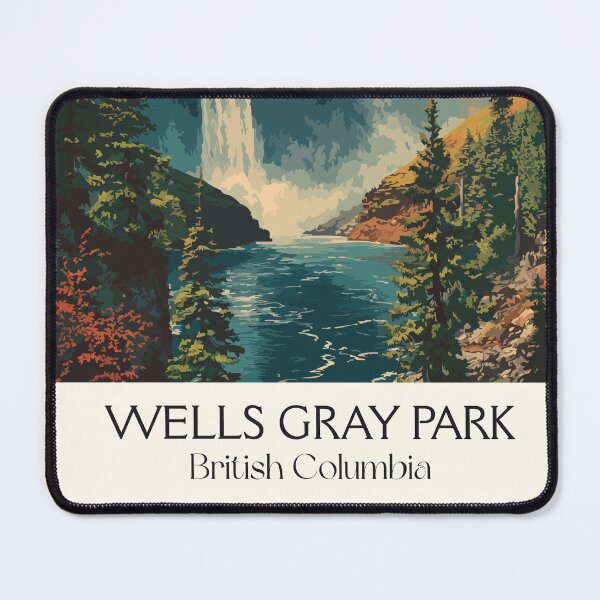 Item preview, Wells Gray Provincial Park | "Canada's Waterfall Park" Art designed and sold by TuncGK.