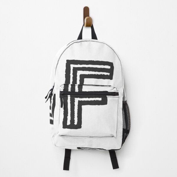 Item preview, Maze Triple-Line Letter F in Matte-Black designed and sold by uncoXab.