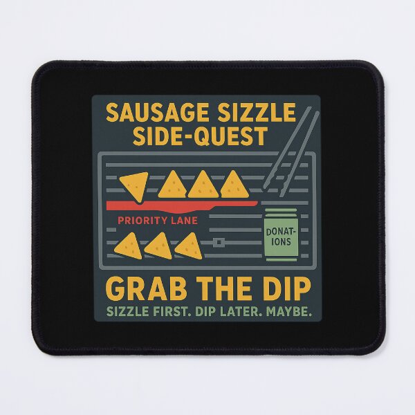Item preview, Sausage Sizzle Side-Quest — Grab the Dip | Aussie BBQ Fundraiser designed and sold by POD DYNASTY.