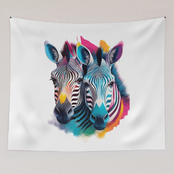 Artikelvorschau, Das Wild Rainbow-Muster – Zebra Designs entworfen und verkauft von RockitBaby.