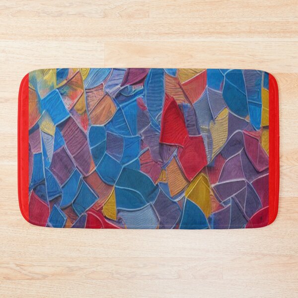 Item preview, Abstract In Time Multi-color geometric shapes ying yang symbol  designed and sold by Davisdazzling.