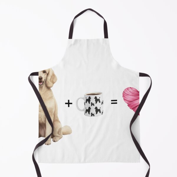 Item preview, Elegant Poodle Dog Swirl Pink Heart Coffee Design designed and sold by zoughlal.