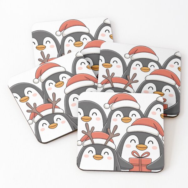 Item preview, Christmas Penguins designed and sold by NicolasGlowArt.