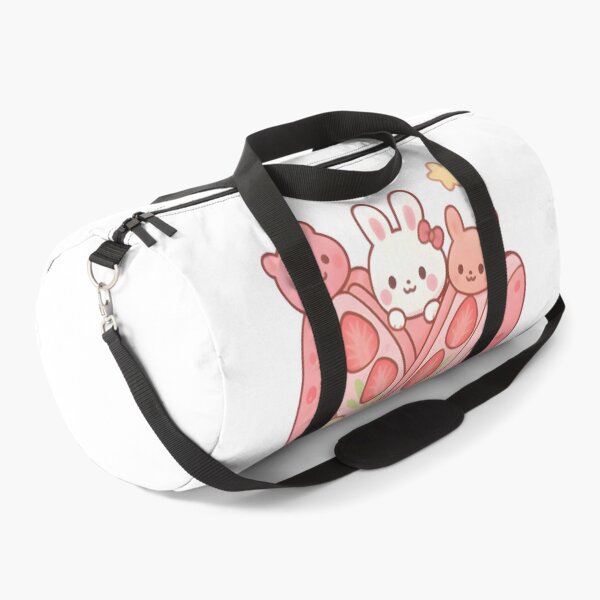 Item preview, Kawaii Strawberry Sandwich with Adorable Creatures – Cute Sando Dessert Art designed and sold by OsasChild.