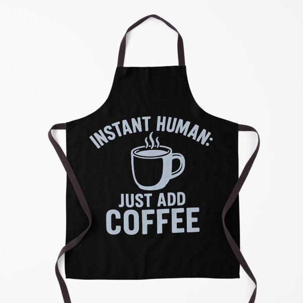 Item preview, Instant Human: Just Add Coffee — Retro Vintage Coffee Lover De designed and sold by MABComics.
