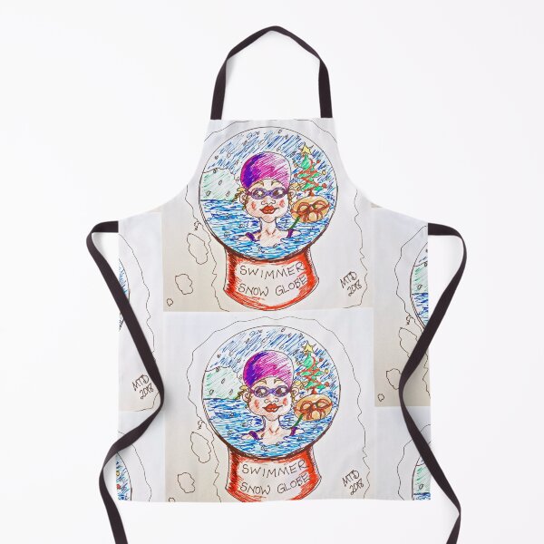 Item preview, Swimmer Snow Globe designed and sold by MTDART.