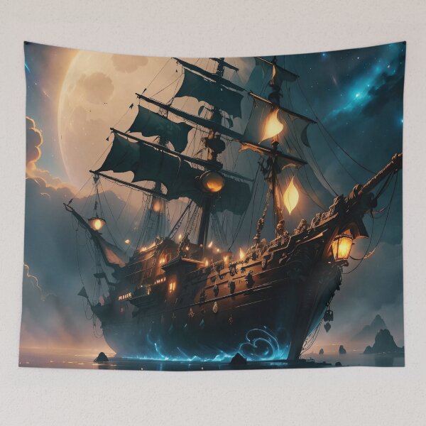 Item preview, The pirate ship designed and sold by Kunika Singh.