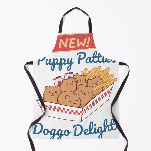 Item preview, Puppy Patties Doggo Delights Cartoon Food Art designed and sold by zoughlal.