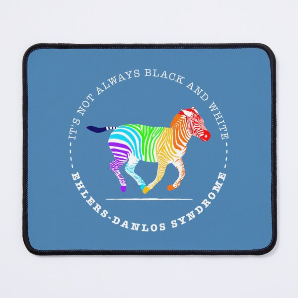 Item preview, Rainbow Zebra – Ehlers-Danlos Awareness designed and sold by Designs by Jesabee.