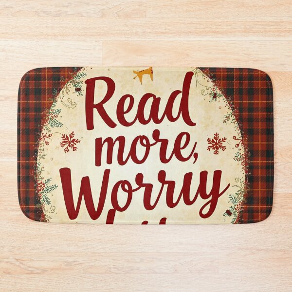 Item preview, Read More Worry Less designed and sold by FitEnvy.