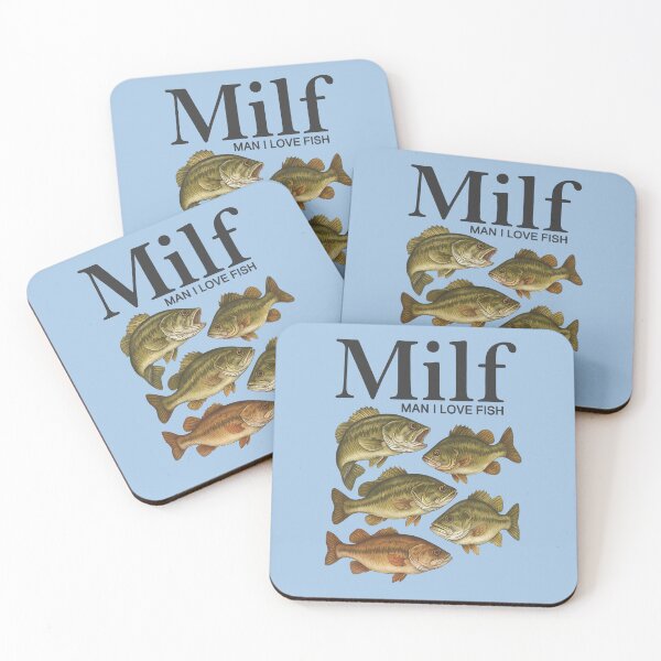 Item preview, MILF - Man I Love Fish - Funny Meme designed and sold by Darkifun.