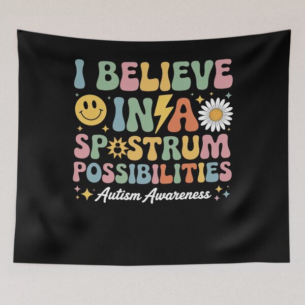 Item preview, I Believe In A Spectrum Of Possibilities Autism Awareness  designed and sold by MaryoKing.