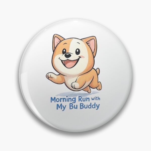 Item preview, Morning Run with My Buddy Cute Dog Active Lifestyle Shirt designed and sold by EcoArtTees.