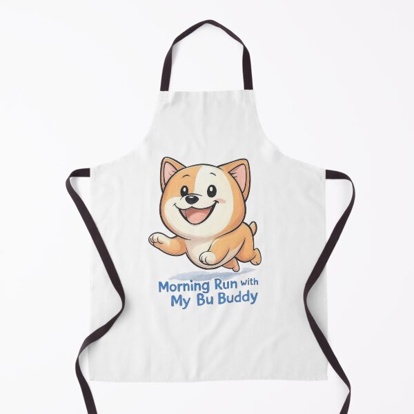 Item preview, Morning Run with My Buddy Cute Dog Active Lifestyle Shirt designed and sold by EcoArtTees.