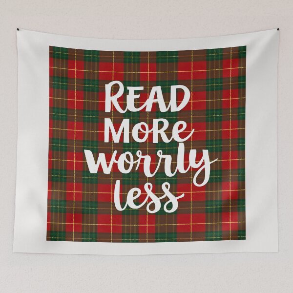 Item preview, Read More Worry Less- holiday addition designed and sold by FitEnvy.