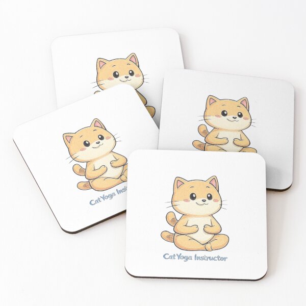 Item preview, Cat Yoga Instructor Kawaii Meditation Pet Shirt designed and sold by EcoArtTees.