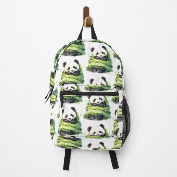 Item preview, Dreaming panda in a cuddly green blanket designed and sold by LiskoDesign.