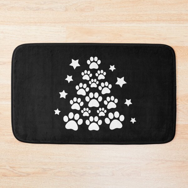 Item preview, Dog Paws Christmas Tree designed and sold by NicolasGlowArt.