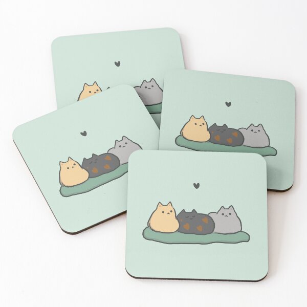 Item preview, Three Cats on a Blanket designed and sold by caroshiine.