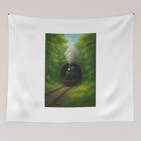 Item preview, Train In Mountain  designed and sold by GatesShop.