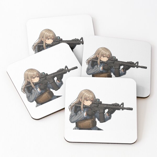Item preview, PEW PEW GIRL – Cute, Loud, and Ready to Fire designed and sold by RAWLIFEGRAPHIC.