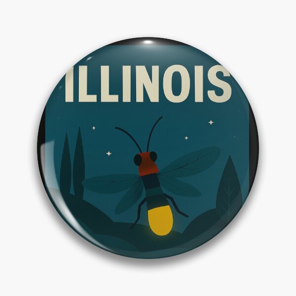 Item preview, Illinois designed and sold by Broken Antler Designs .